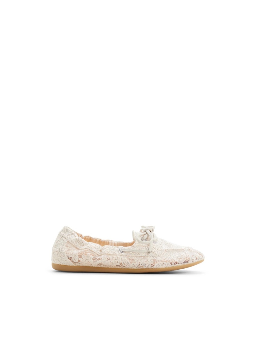 Sperry Cream Lace Ballet Flat Slip-On